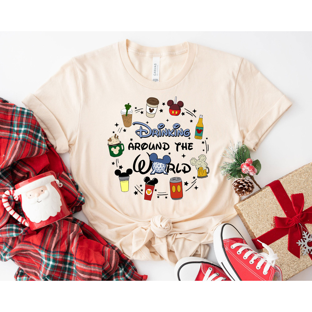 Drinking Around The World Epcot Shirt Family Matching Walt Disney World Shirt Gift Ideas Men Women.jpg