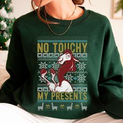 emperornew groove kuzco no touchy ugly christmashirt walt disney world shirt gif,tshirt, shirt gift, sport shirt