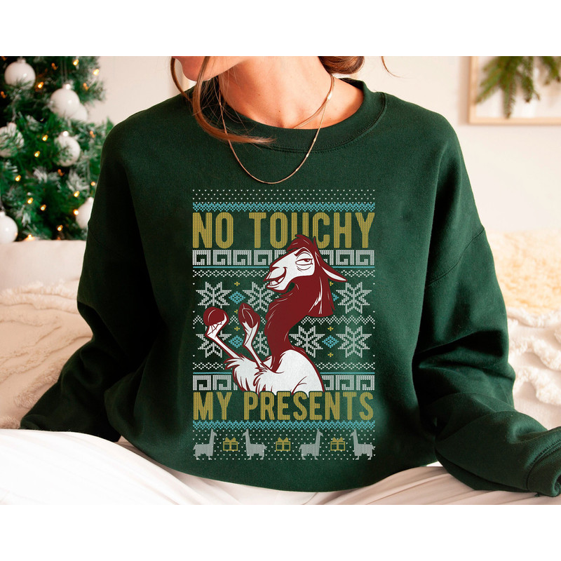 Emperor's New Groove Kuzco No Touchy Ugly Christmas Shirt Walt Disney World Shirt Gift Ideas Men Women.jpg