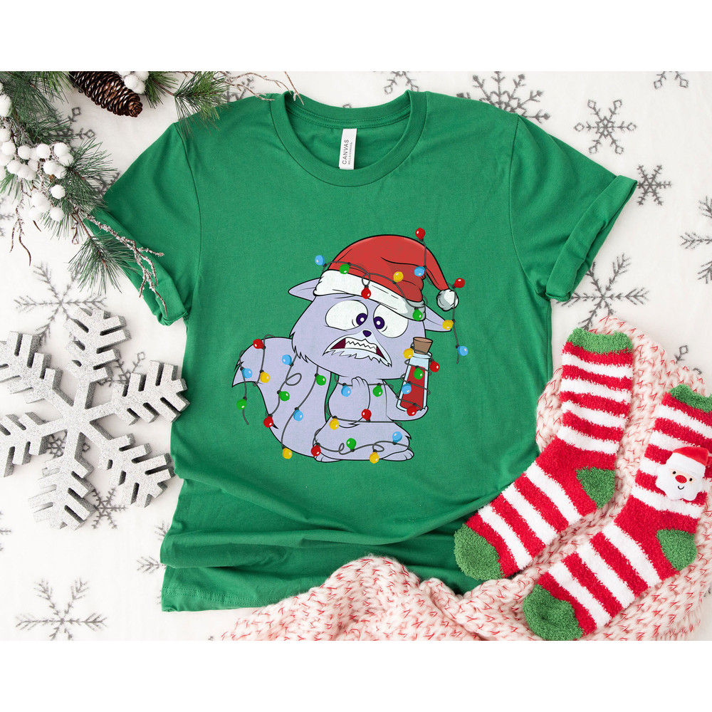 Emperor's New Groove Yzma Wear Santa Hat With Christmas Light Disney Cat A Very Merry Shirt Family Matching Walt Disney World Shirt.jpg