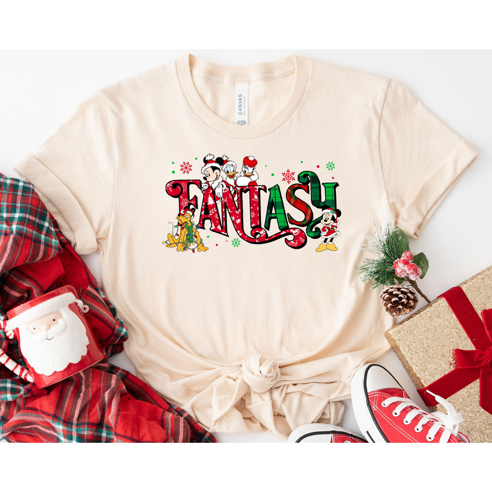 Fantasy Mickey And Friends Cruise Line Merry Christmas Shirt Family Matching Walt Disney World Shirt Gift Ideas Men Women.jpg