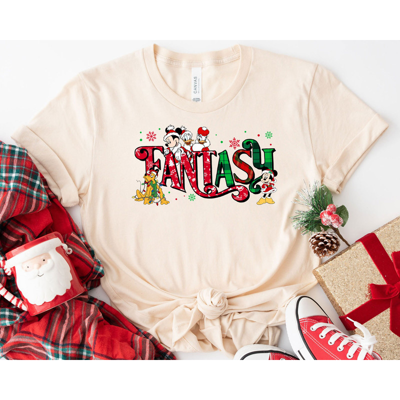 Fantasy Mickey And Friends Cruise Line Merry Christmas Shirt Family Matching Walt Disney World Shirt Gift Ideas Men Women.jpg