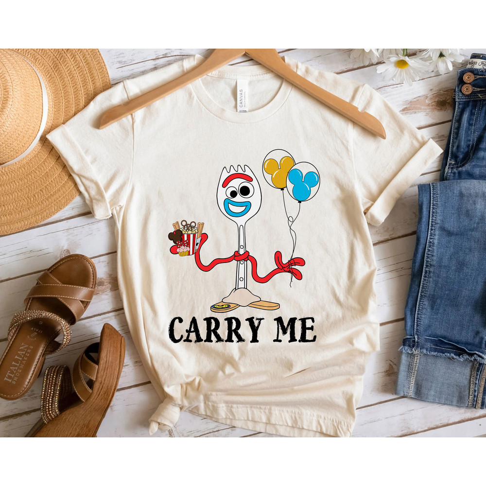 Forky Carry Me Vacay Mode Disneyland Snacking Around The World Trip Toy Story Shirt Walt Disney World Shirt Gift Ideas Men Women.jpg