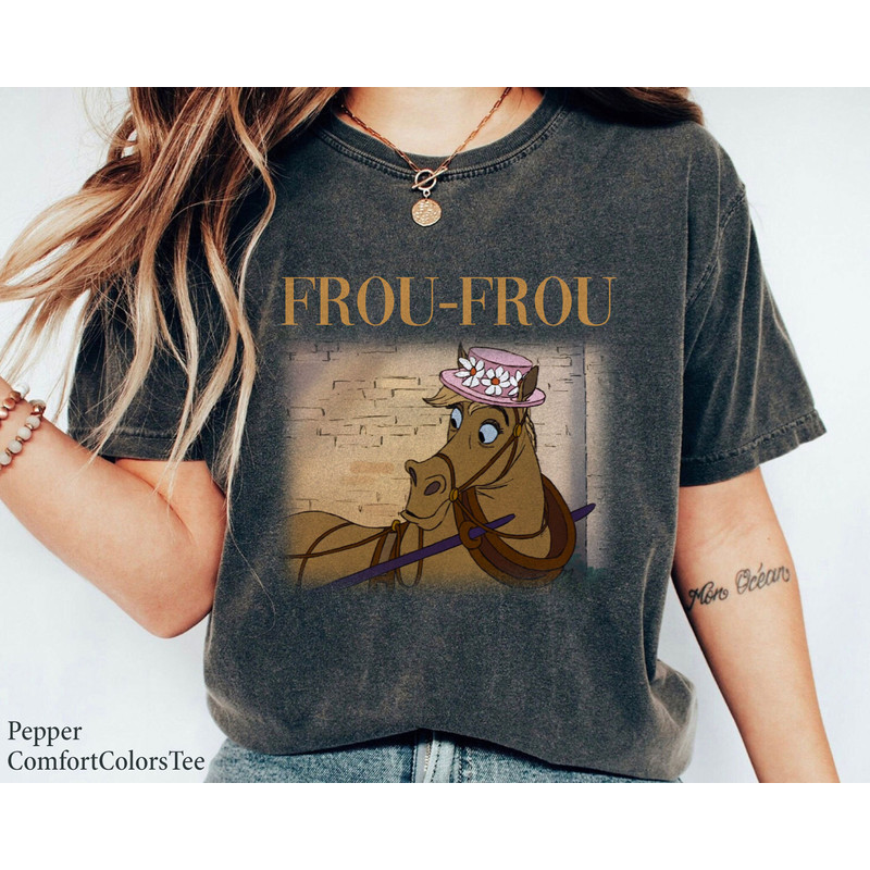 Frou-Frou Disney Horse Vintage Retro The Aristocats Shirt Walt Disney World Shirt Gift Ideas Men Women.jpg