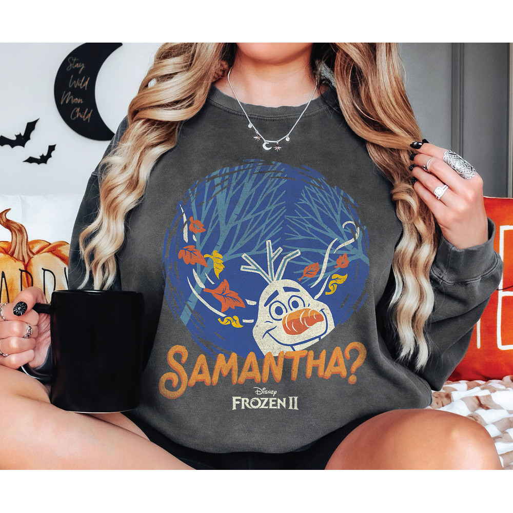 Frozen 2 Olaf Samantha Circle Portrait Shirt Walt Disney World Shirt Gift Ideas Men Women.jpg