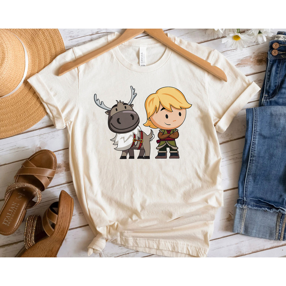 Frozen 2 Sven and Kristoff Chibi Art Shirt Walt Disney World Shirt Gift Ideas Men Women.jpg