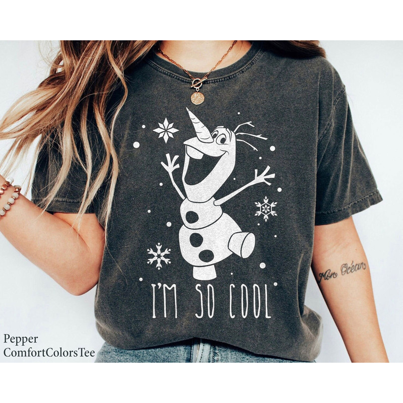 Frozen Olaf I'm So Cool Dancing Graphic Shirt Walt Disney World Shirt Gift Ideas Men Women.jpg