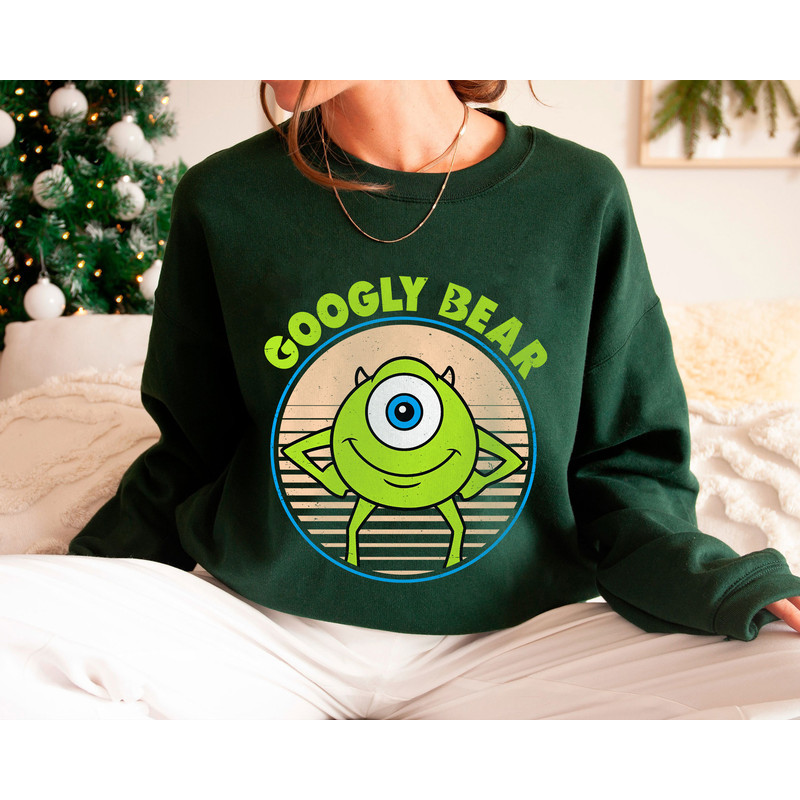 Googly Bear Monsters Inc Mike Wazowski Vintage Retro Shirt Walt Disney World Shirt Gift Ideas Men Women.jpg