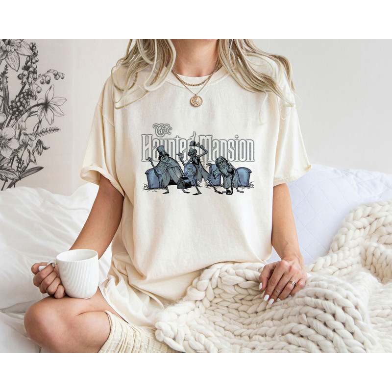 Hitchhiking Ghosts Graveyard The Haunted Mansion Shirt Trick Or Treat Shirt Disney Halloween Gift Ideas.jpg