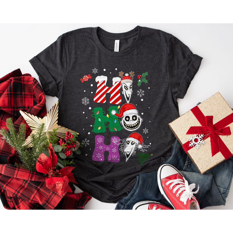 Ho Ho Ho Lock Sock And Barrel Santa Hat A Very Merry Christmas Shirt Family Matching Walt Disney World Shirt Gift Ideas Men Women.jpg