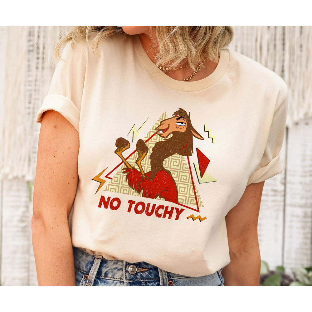 Kuzco Llama No Touchy Shirt Emperor's New Groove 90s Retro Shirt Walt Disney World Shirt Gift Ideas Men Women.jpg