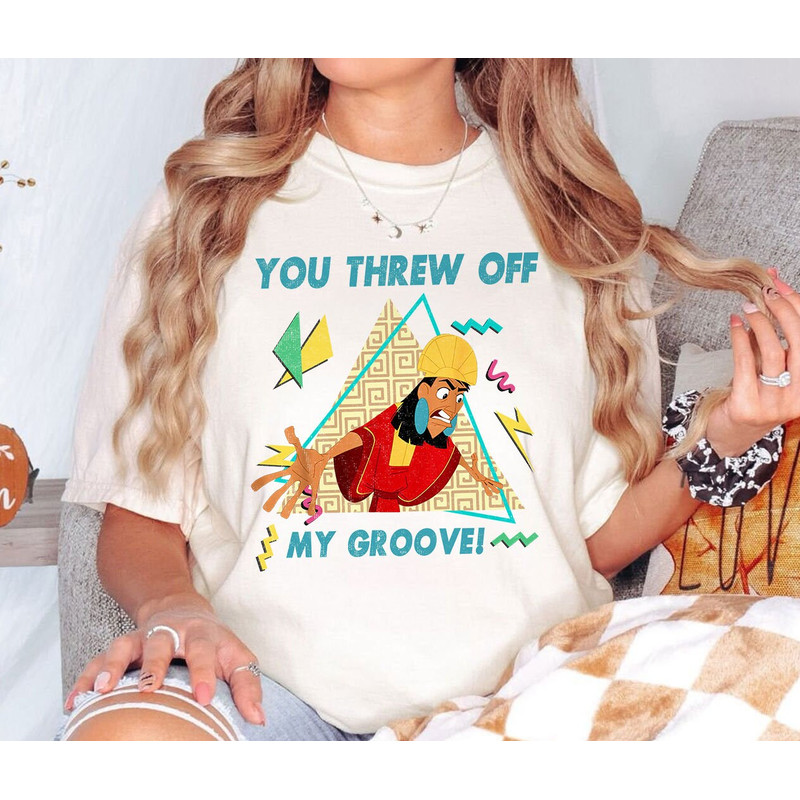 Kuzco Thrown Off Shirt You Threw Off My Groove! 90s Retro Shirt Walt Disney World Shirt Gift Ideas Men Women.jpg