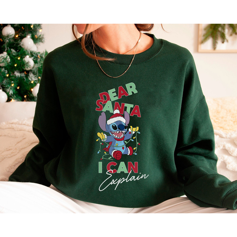 Lilo And Stitch Christmas Dear Santa I Can Explain Shirt Family Matching Walt Disney World Shirt Gift Ideas Men Women.jpg