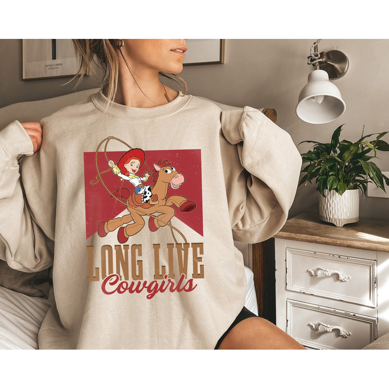 Long Live Cowgirls Jessie Ride Horse Toy Story Cowboy Wild West Shirt Walt Disney World Gift Ideas Men Women.jpg