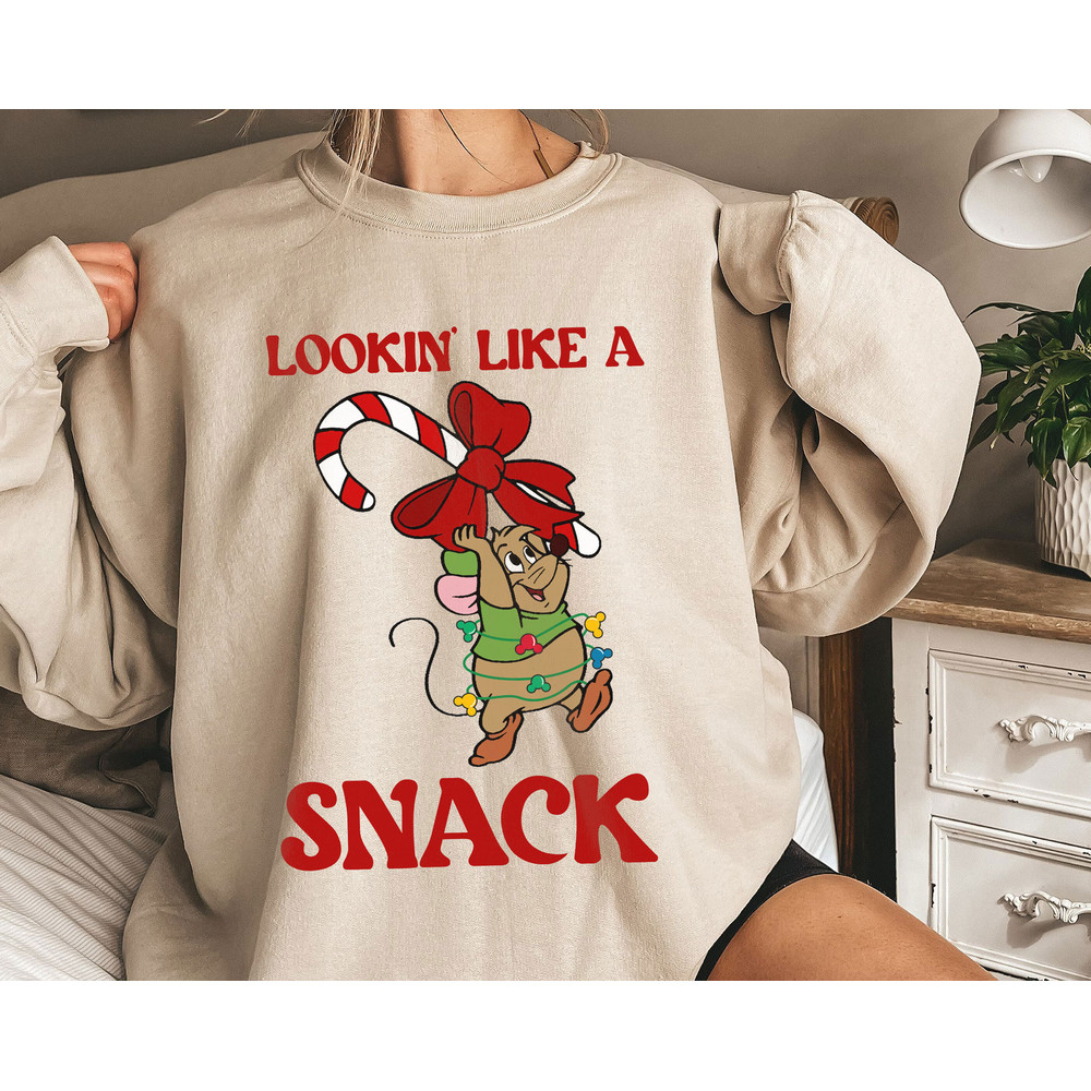 Lookin Like A Snack Gus-Gus Christmas Light Shirt Family Matching Walt Disney World Shirt Gift Ideas Men Women.jpg