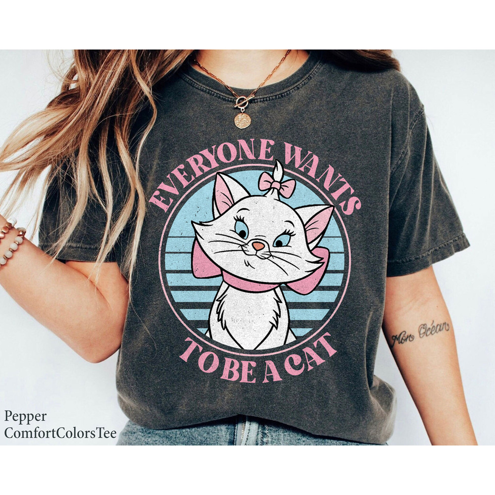 Marie Everyone Wants To Be A Cat The Aristocats Shirt Family Matching Walt Disney World Shirt Gift Ideas Men Women.jpg