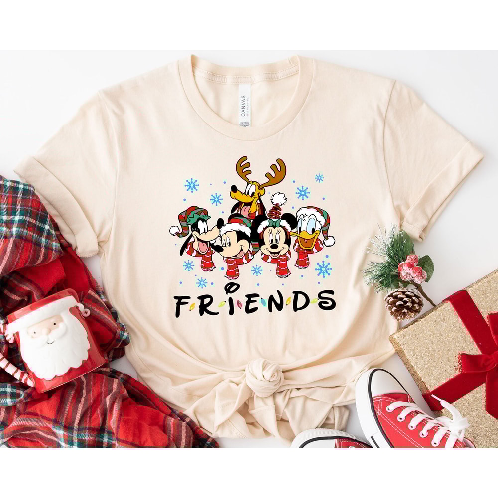 Mickey And Friend Santa Hat Reindeer Pluto Shirt Family Matching Walt Disney World Shirt Gift Ideas Men Women.jpg