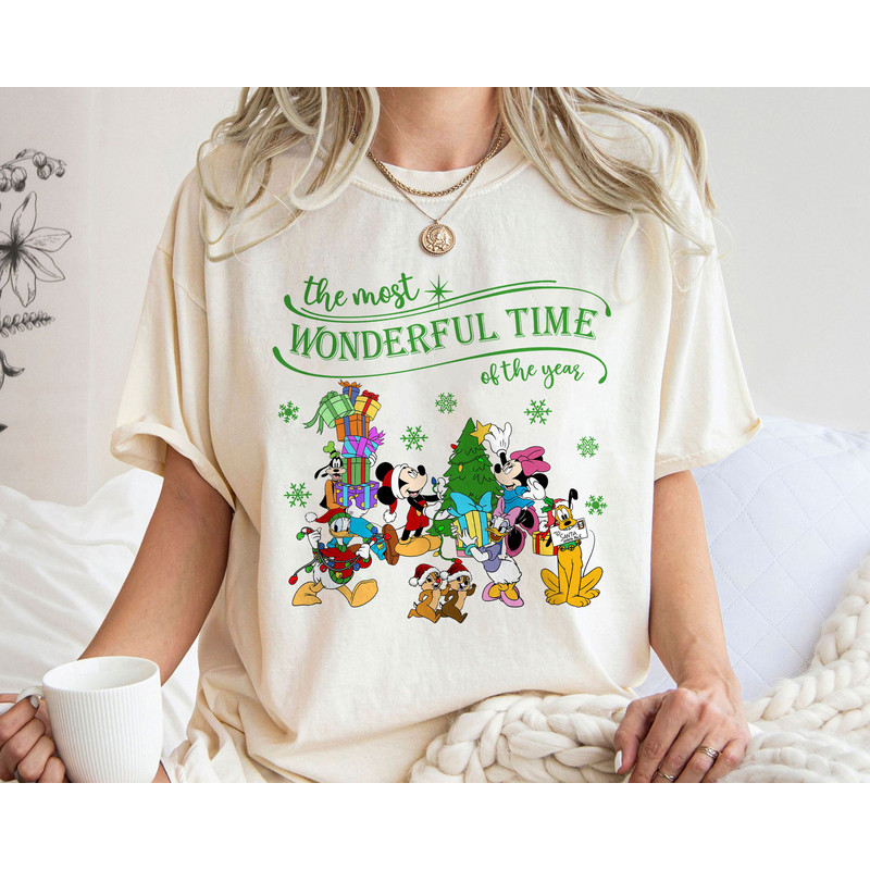 Mickey And Friends The Most Wonderful Time Of The Year Shirt Family Matching Walt Disney World Shirt Gift Ideas Men Women.jpg
