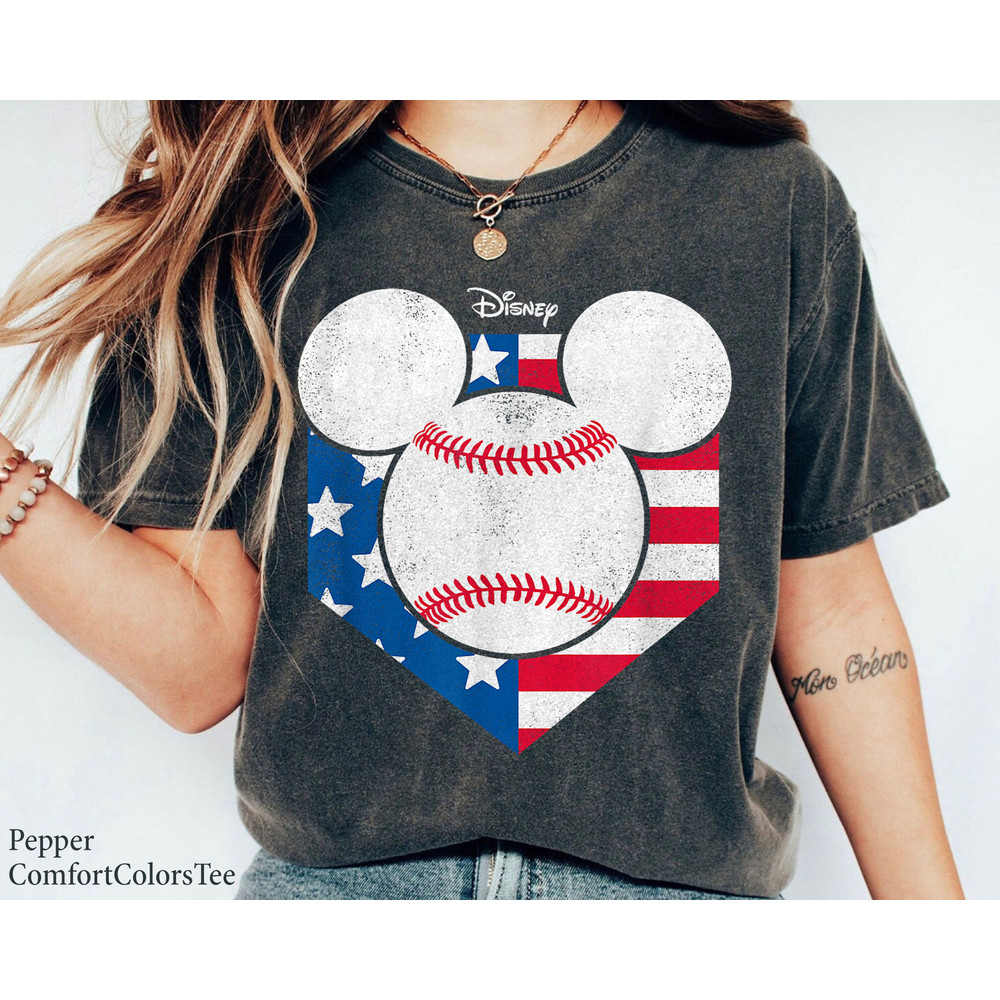 Mickey Baseball Diamond Shirt Family Matching Walt Disney World Shirt Gift Ideas Men Women.jpg