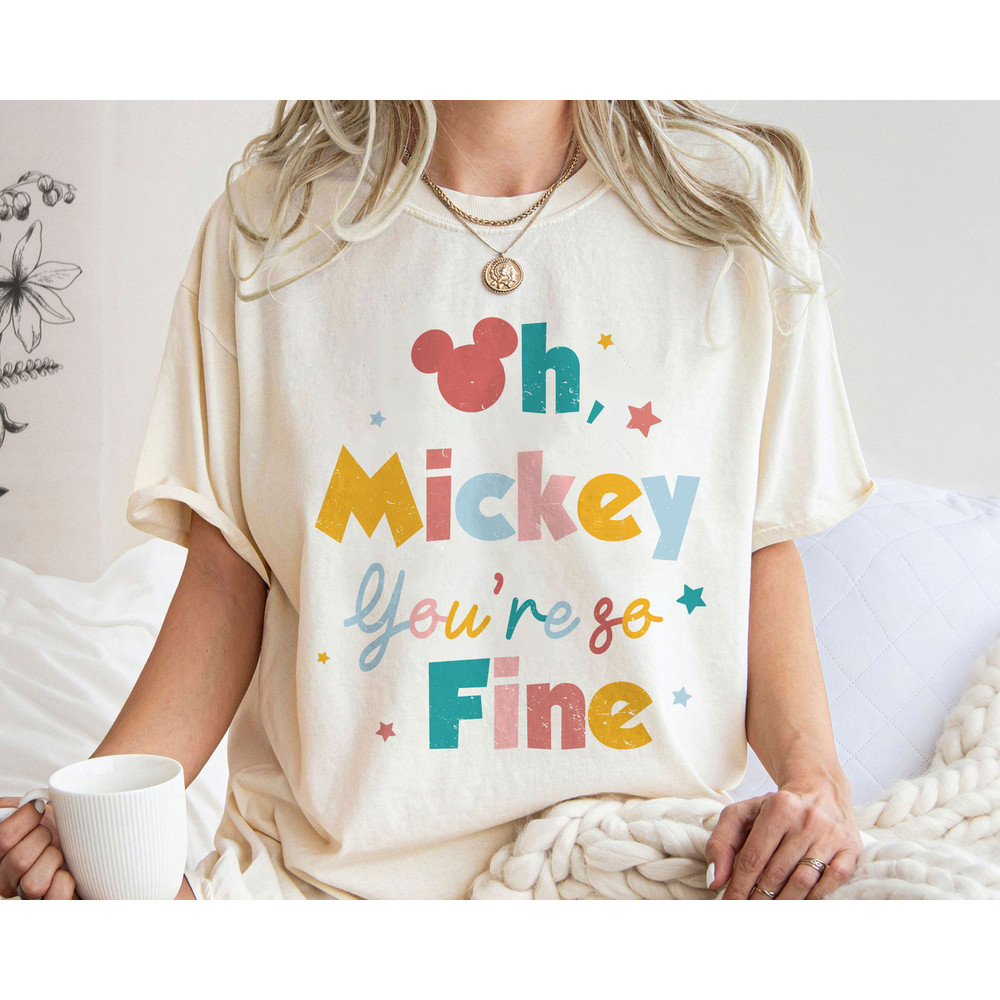 Mickey Mouse Ears Oh You're So Fine Shirt Walt Disney World Shirt Gift Ideas Men Women.jpg