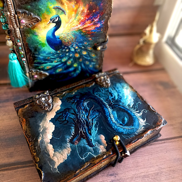 Dragon Book-box, Box playing cards, Book-box for cards, Dragon tarot box, Solitaire box, Tarot card box, Jewelry Book-box, Jewelry box Dragon  (20).jpg
