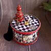 Red ring holder,Box Alice in Wonderland,Cheshire cat Storage,Mad Hatter box, Red Queen, White Rabbit (6).jpg