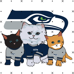 Seattle Seahawks Cat Svg, Nfl svg, NFL sport, NFL Sport svg, Sport NFL svg, Sport svg