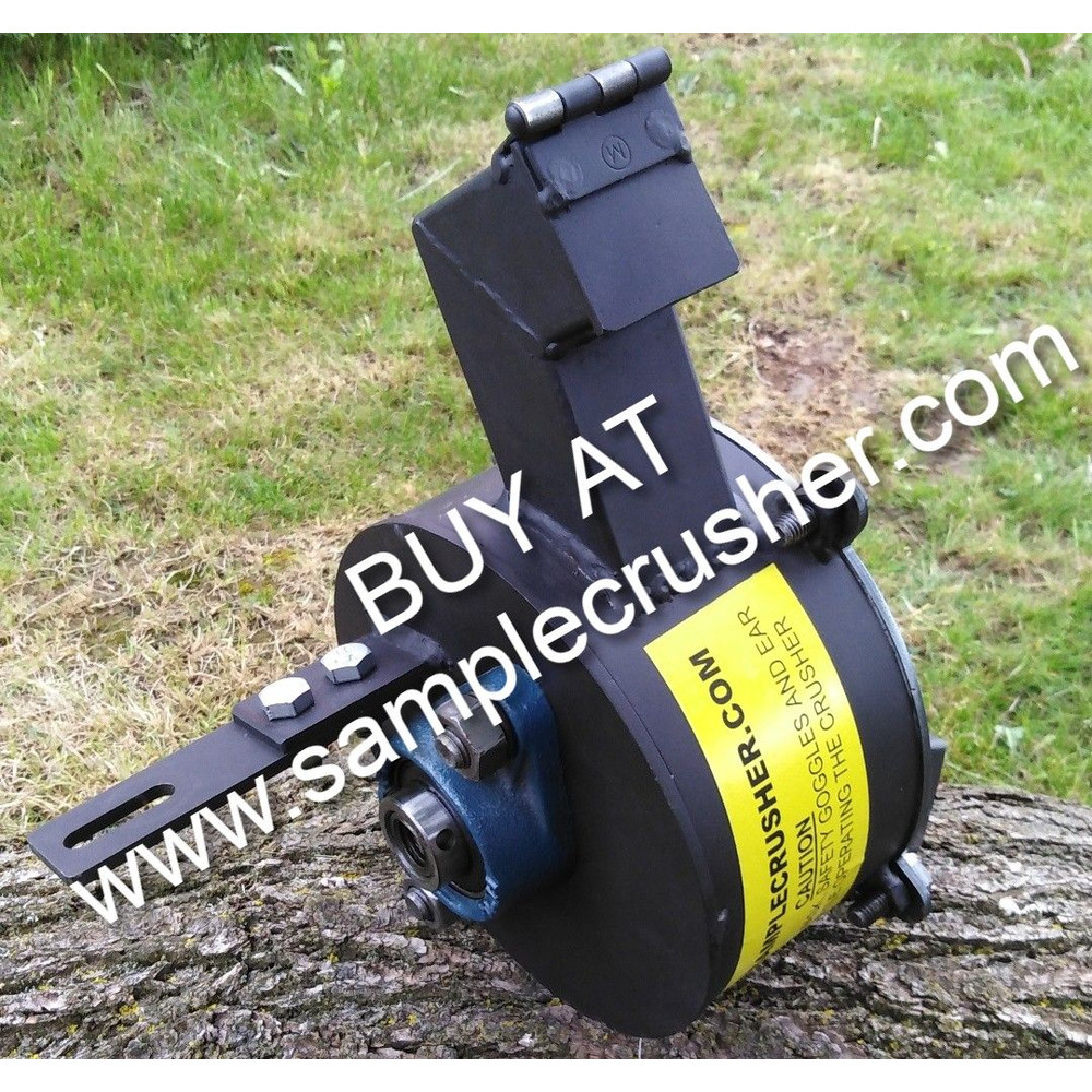 Portable Rock Crusher Powered By Angle Grinder Mobile Sampling Crusher 0