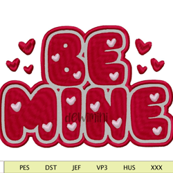 Be Mine Embroidery Design