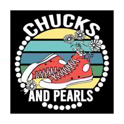 chucks and pearls 2021 vintage svg, trending svg, chucks svg, pearls svg, chucks and pearls svg, kamala harris vice pres