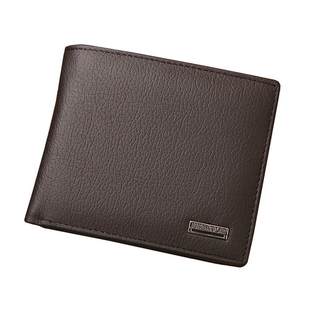Classic Genuine Leather Mens Wallet with Coin Pocket and Card Holder