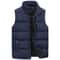 Mens Winter Waterproof Sleeveless Vest Jacket Casual Zipper Coat With Standup Collar 2