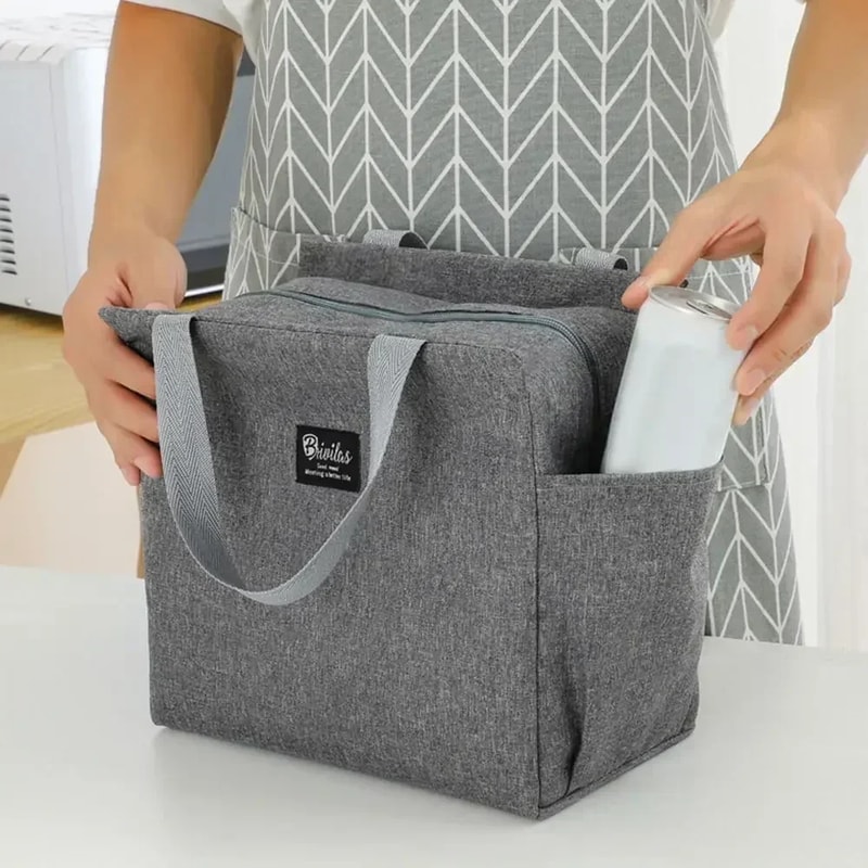 Large Capacity Insulated Lunch Bag For Women Waterproof Cooler Bag For Picnic Food Storage 1