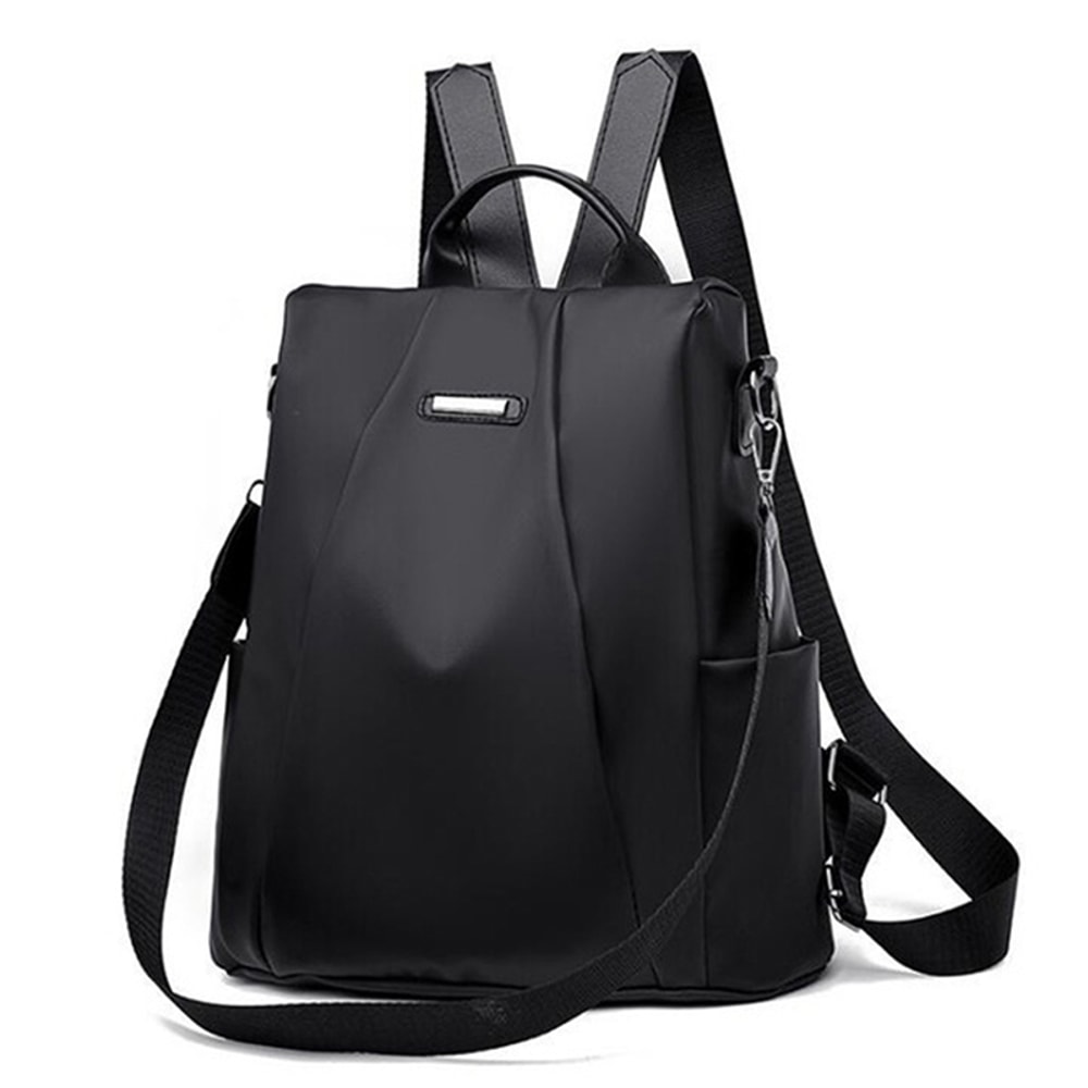 Womens Multifunctional Backpack For School Travel Casual Solid Color Shoulder Bag With Detachable 1