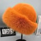 Womens Winter Fur Hat Cold Proof Soft Warm Outdoor Hat For Skiing Sports And Casual Trips 7