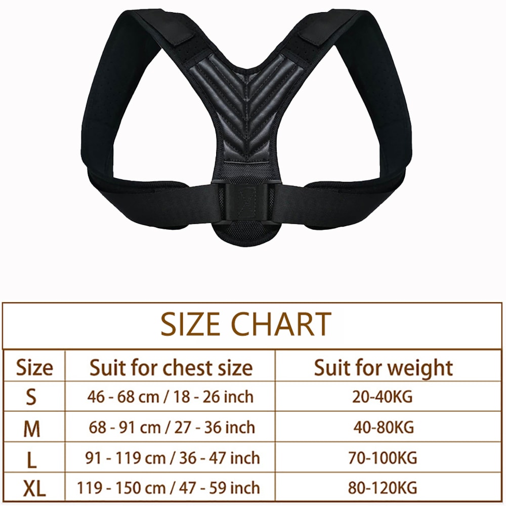 Adjustable Lumbar Posture Corrector For Men Women Back Support Strap Brace For Spine Shoulder Rel 4