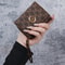 High End Leather Womens Wallet With Multi Card Slots Stylish Short Coin Purse For Everyday Use 8