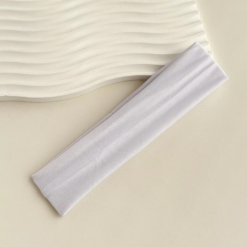 Four Seasons Solid Sports Headbands For Women Elastic Hairbands For Running Yoga Fitness Makeup 3