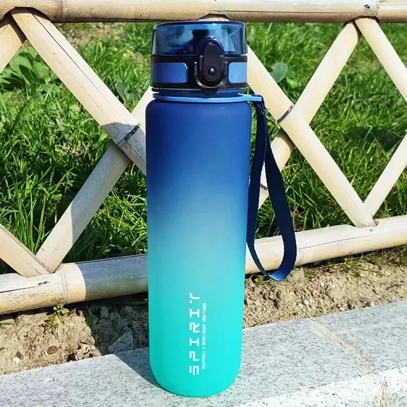 Large Capacity Sports Water Bottle For Men Women Portable Plastic Drinkware For Outdoor Fitness 3