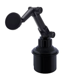 magnetic cup holder phone mount with flexible gooseneck arm for all cellphones
