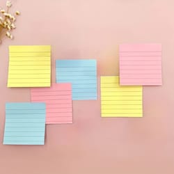 horizontal sticky notes easy peel adhesive smooth writing no residue for home & office use