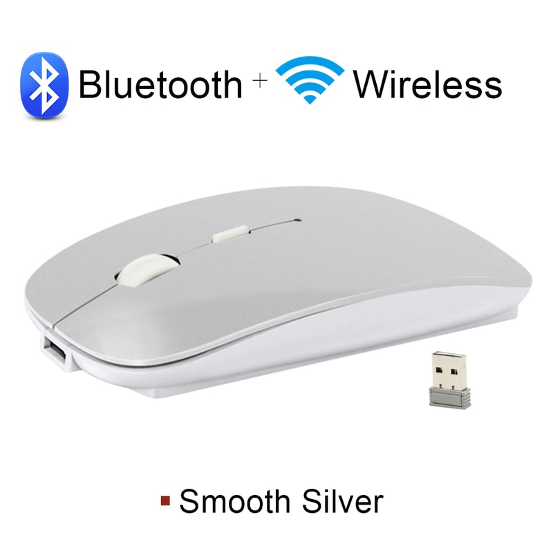 Ergonomic Rechargeable Wireless Bluetooth Mouse For Laptop And PC 5