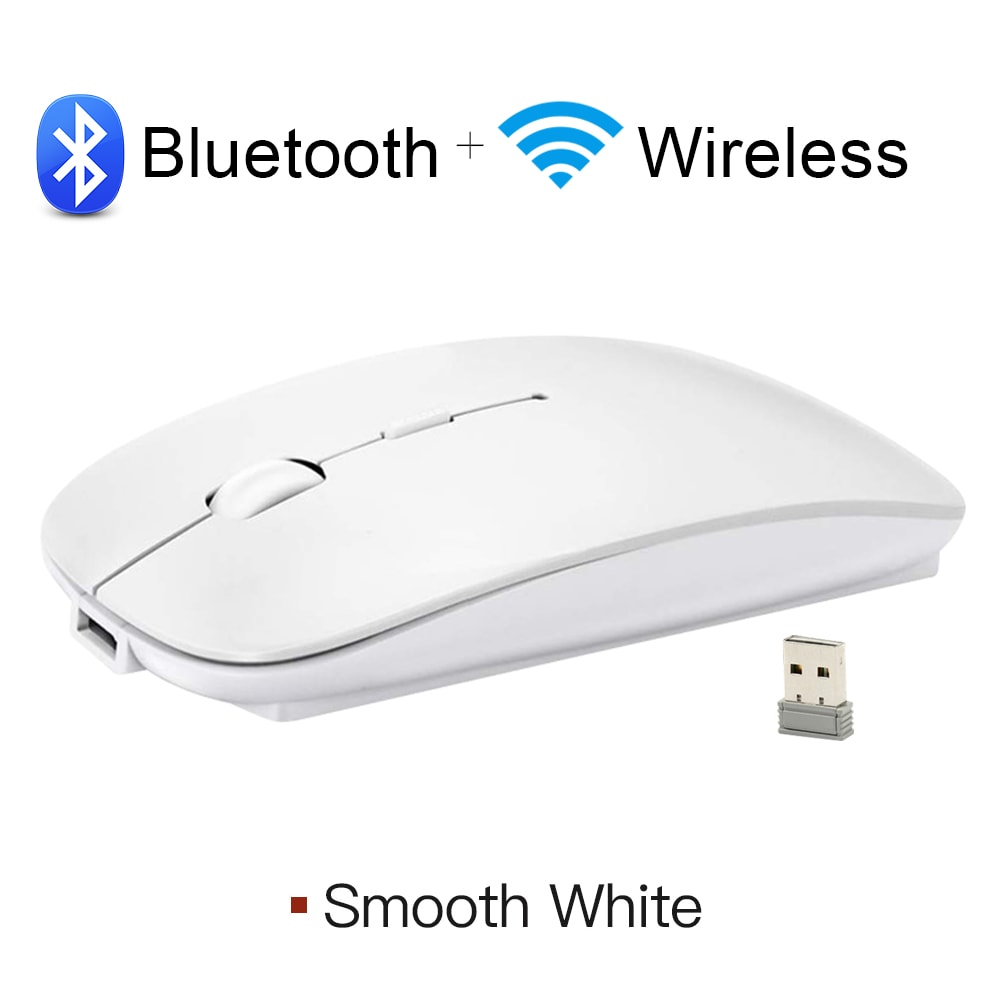 Ergonomic Rechargeable Wireless Bluetooth Mouse For Laptop And PC 6