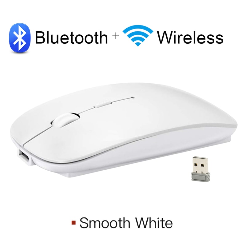 Ergonomic Rechargeable Wireless Bluetooth Mouse For Laptop And PC 6