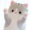 Funny Cute Soft Long Cat Plush Toy Office Nap Pillow Sleep Bed Decor Gift For Kids Girls 1