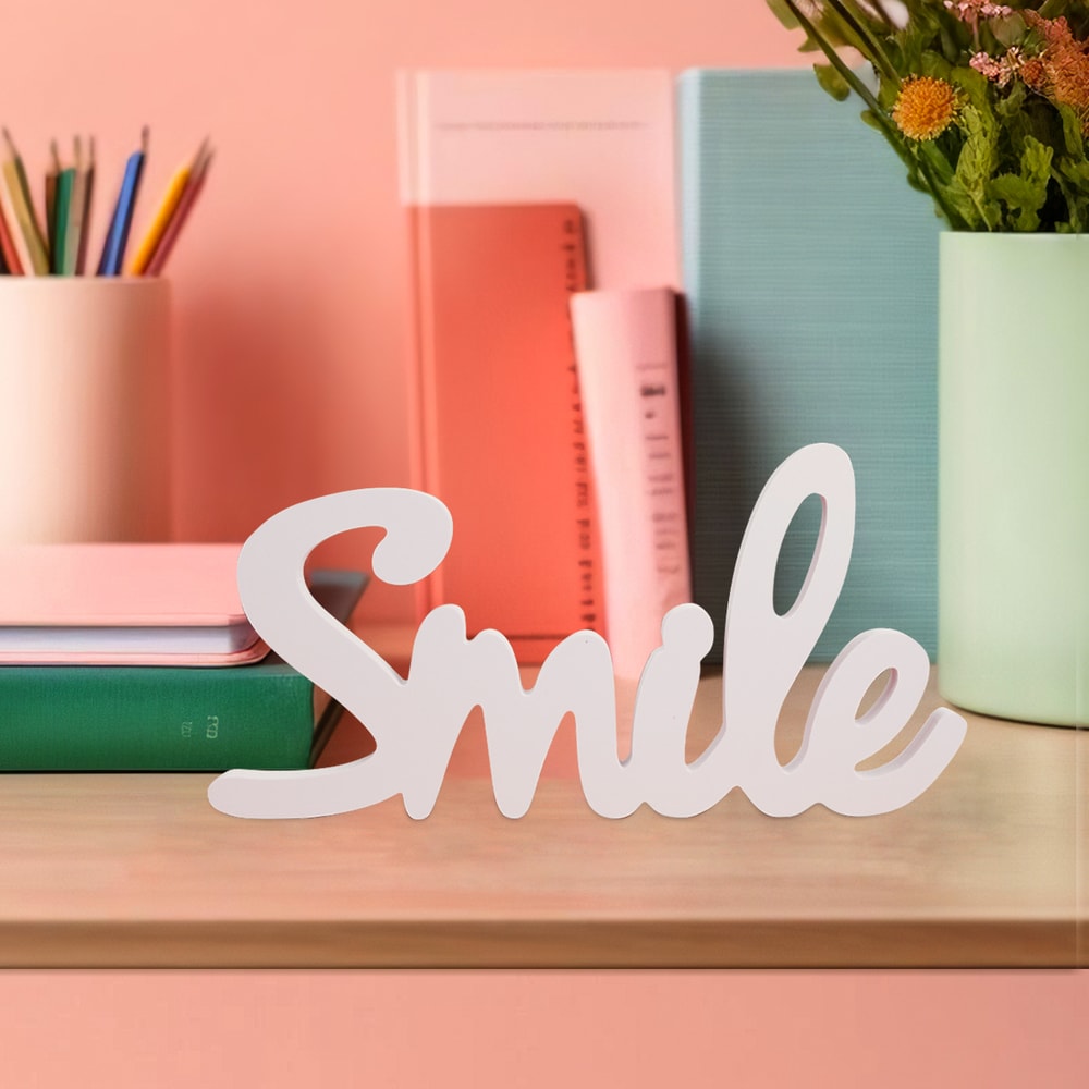 SMILE Letter Decoration Perfect For Holidays Anniversaries Weddings Home Decor 2