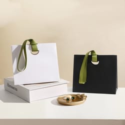 elegant paper jewelry packaging tote bags stylish lipstick storage handbag for weddings parties & gifts