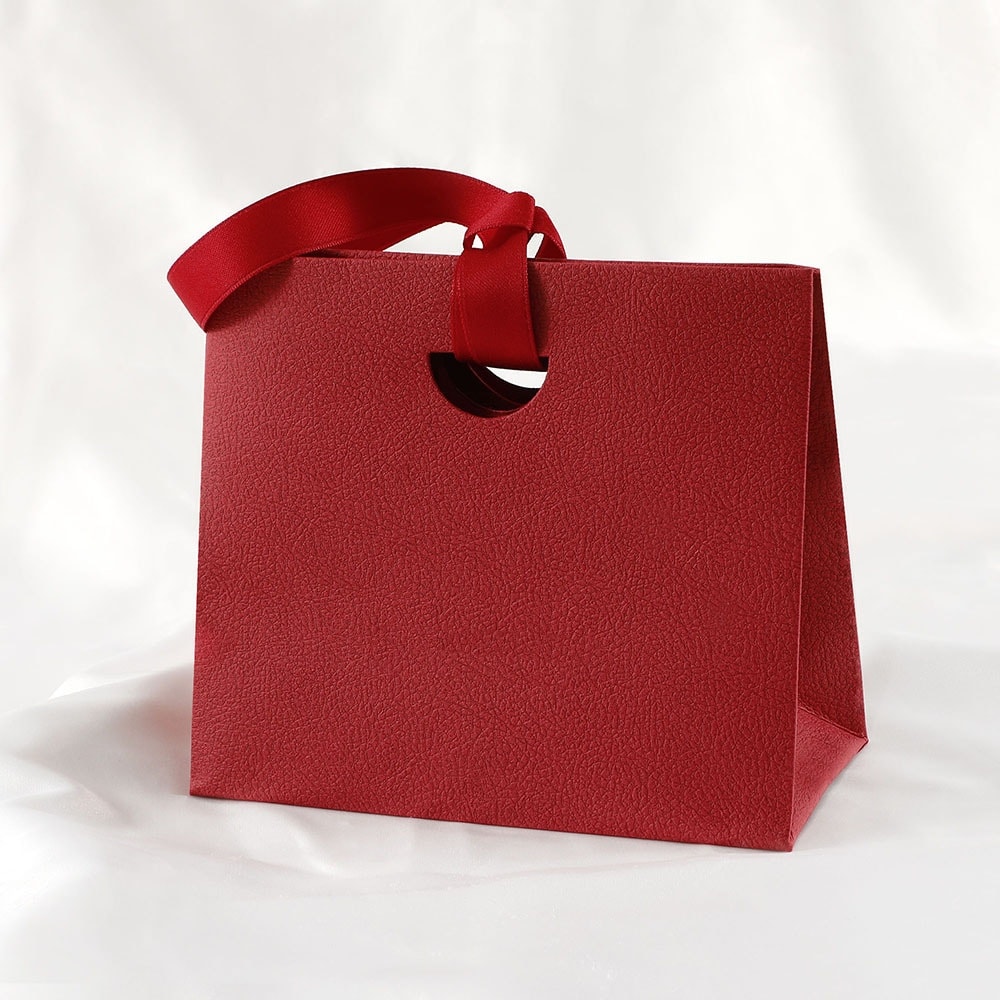 Elegant Paper Jewelry Packaging Tote Bags Stylish Lipstick Storage Handbag For Weddings Parties Gi 6