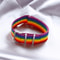 Rainbow Nylon Bracelet for Couples & Friends Braided Jewelry for Men and Women