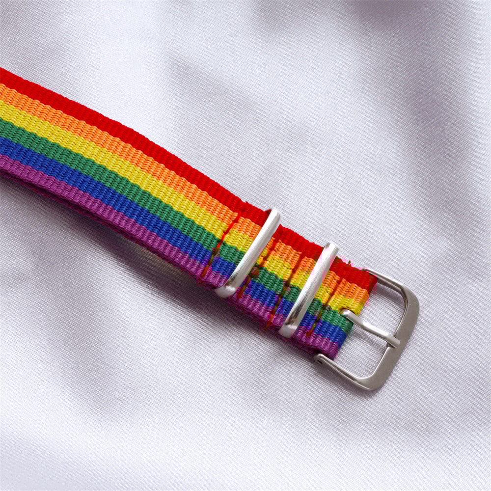 Rainbow Nylon Bracelet for Couples & Friends Braided Jewelry for Men and Women